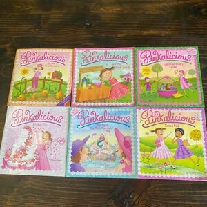 Pinkalicious Book Lot 6 Victoria Kann Paperback Kids Picture Storybooks Stickers